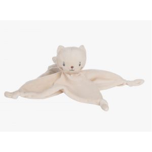 Doudou mon petit chat beige Orchestra premaman jouet plat b&eacute;b&eacute; - Neuf