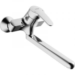 Hans&eacute; - Mitigeur Lavabo Mix 01692183 Chrom&eacute; , s&eacute;illie 300 Mm, Montage Mural - Neuf