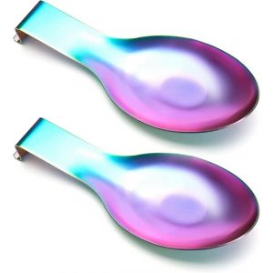 Porte-Cuillère De Couleur Arc-En-Ciel En Acier Inoxydable Pour Comptoir De Cuisine Porte-Cuillère Porte-Cuillère Pour Stov - Neuf