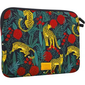 acdsgd-Pochette Ordinateur en Plastique Recycl&eacute; RPET, Compatible MacBook Air 13 Pouces et PC 14-15 Pouces, Housse Ordinateur 14 Pouces Antichoc, Design Bleu Durable - Mod&egrave;le Savannah - Neuf