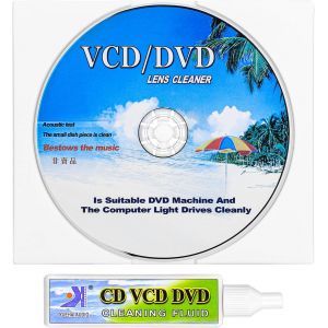 MEVRONISSHOP-de Nettoyage Lecteur CD Brosse &agrave; Poussi&egrave;re DVD 2 Pi&egrave;ces Nettoyeurs CD - Kit de Nettoyage 608 - Neuf