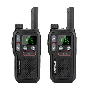 Baofeng T18Mini talkie-walkie 1/2 Pack PMR446 USB Rechargeable Radio bidirectionnelle double PTT Portable pour la chasse caf&eacute; affaires en plein air EURO - Neuf