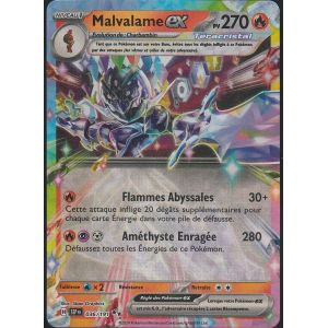 Carte Pok&eacute;mon - Malvalame Ex T&eacute;racristal - 036/191 - Ultra-Rare - Ev8 Etincelles D&eacute;ferlantes - Neuf