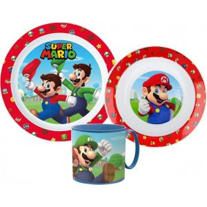 Service De Table, Micro-Service En Plastique Mario - Neuf