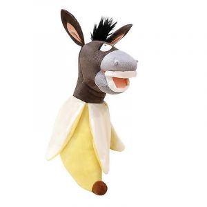 Poupée en peluche âne brûlé, poupée âne anxieux, cadeau pour petite amie et petit ami-20 cm - Neuf
