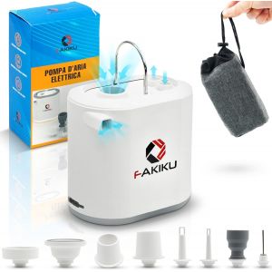 Chenquansarl-Gonfleur De Matelas À Air Électrique - Avec 8 Buses D'air Pour Matelas, Bateau, Bouée De Sauvetage, Matelas Ou Camping Avec Gonflage Et Dégonflage Rapides, Pompe À Vide Pour Vêtements - Neuf