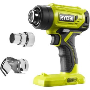ChenQuanSarl-Pistolet Thermique Sans Fil 18V One+ R18Hg-0 ¿ Température JusquÀ 470°C, 2 Buses, Format Compact, Léger ¿ Décollage Peinture, Thermo-Rétractable ¿ Batterie Non Incluse - Neuf