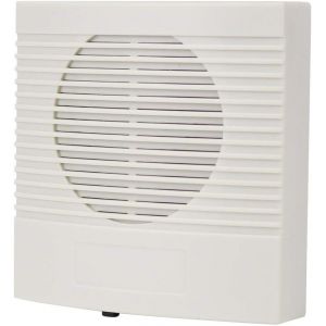KALANKA-KDL Sonnette &eacute;lectronique filaire de porte carillon DC 12V 3 sonneries Accessoires de contr&ocirc;le d'acc&egrave;s blanc en plastique Dingdong anneau pour syst&egrave;me de contr&ocirc;le d'acc&egrave;s de s&eacute;curit&eacute; &agrave; domici - Neuf