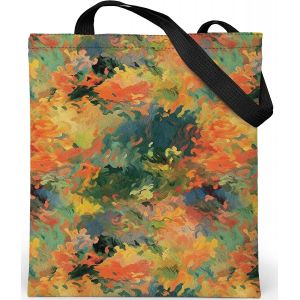 ERSHI-Tote Bag Femme - Tote Bag fermeture éclair et poche intérieure - Grand Sac Cabas en tissu avec extérieur en Velours et intér[1 - Neuf
