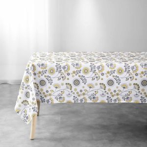 Eryi-, Nappe Rectangle (145 X 240 Cm) Garance Jaune, Polyester Imprimé - Neuf