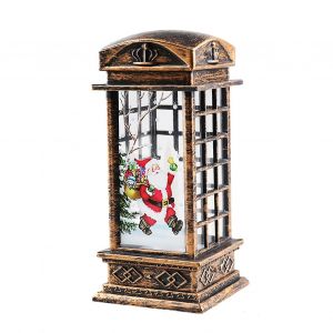 Lanterne de Noël Père Noël Bonhomme de neige décoration style original pour la maison - Neuf