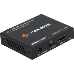 VornixorSarlshop-JTD18G-H5CH Extracteur audio HDMI 4K 60 Hz + sortie 3,5 mm compatible HDMI 2.0, bande passante 18 Gpb, HDCP 2.2, Dolby Digital/DTS Passthrough CEC, HDR10 - Neuf
