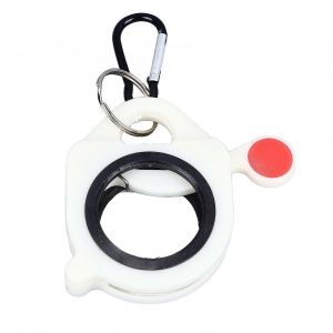 Organisateur de colliers de serrage ABS fluorescent Réutilisable léger Fils électriques légers Gardien pour la maison Intérieur et extérieur Blanc - Neuf
