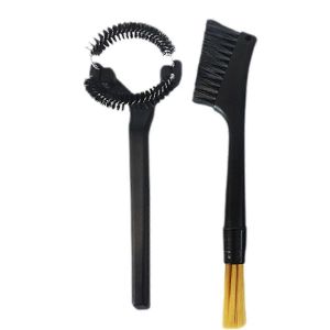 DoubleEnded Espresso Brush Arc Brush Set id&eacute;al pour le caf&eacute; Espresso Machine &agrave; nettoyer les outils 58mm - Neuf