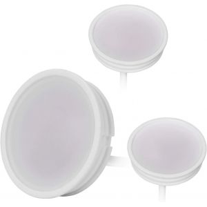 Lot De 3 Modules Led 230v 3w Pour Spot Encastrable Mr16 Blanc Chaud Remplacement Gu10 Ø 50 Mm 120°Angle D'éclairage - Neuf
