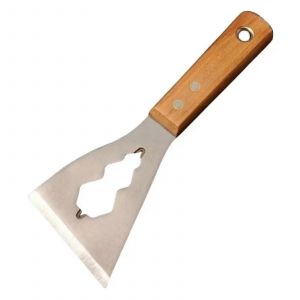 Manche En Bois Spatule En Acier Renforcé, Lame, Remplissage De Plâtre Spatule, Un Grattoir, Une Décoration Murale, Outil À Main, Outil De Peinture - Neuf