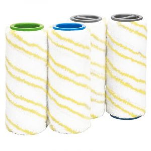 4 Rouleaux De Rechange 2.055-006.0 Pour Karcher Fc3 Fc5 Fc7 Sans Fil (;Jaune); - Neuf