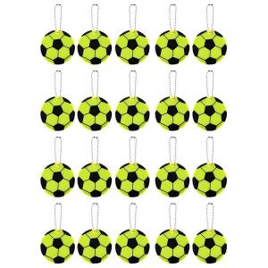 Pendentifs R&eacute;flecteur De S&eacute;curit&eacute; Football Pendentif R&eacute;fl&eacute;chissant Sac &Agrave; Dos De S&eacute;curit&eacute; Haute Visibilit&eacute; Bandes R&eacute;fl&eacute;chissantes Football Pour Sac - Neuf