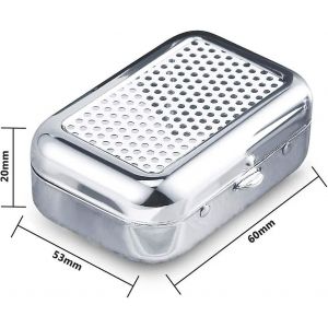 Cendrier de poche résistant aux odeurs,Cendrier portable,Cendrier de voiture,Mini cendrier en acier inoxydable - Neuf