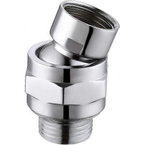 connecteur de douche rotule joint réglable pomme de douche boule pivotante adaptateur laiton pour bras de douche - Neuf