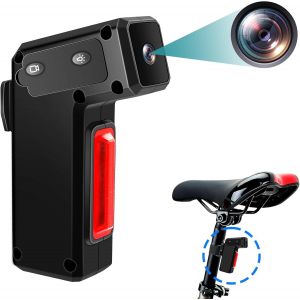 Mevronisshop-Action Cam Moto, 1080p Hd & 120&deg; Grand Angle Dash Cam, 3500mah & Ipx-3 &Eacute;tanche, 3 Modes De Feu Arri&egrave;re - Neuf