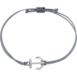 Eryi-Bracelet Pour Femme En Argent Avec Ancre - Taille Réglable - Fabriqué À La Main - Avec Emballage Cadeau - Neuf