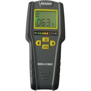 CHECARZHN--NO1-Aktobis Indicateur D'Humidité, Humi ètre, Appareil De Mesure De L'Humidité Des Matériaux -318Kc Avec Pile De Qualité 9 V - Neuf