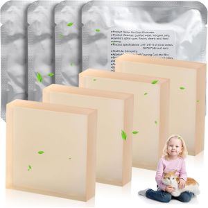Lot De 4 Désodorisants Litière Autonettoyante Pour Petkit Pura Max/Pura Max 2,N50 Desodorisant Litiere Chat Poudre Automatique,Désodorisant Litière Chat Anti Odeurs,Absorbeur D'odeur Litiere Chat - Neuf