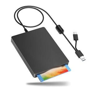 Lecteur de disquette,lecteur de disquette externe de 3,5 pouces avec USB Type-C,disquette FDD portable Dr - Neuf