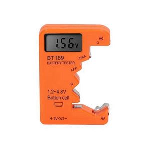 V&eacute;rificateur de testeur de batterie 4pcs,testeur de batterie universel pour batterie AAA AAA 6F22 9V 1.5V,pour Househol - Neuf