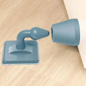 But&eacute;e de porte en silicone avec ruban adh&eacute;sif - 2 pi&egrave;ces - Neuf