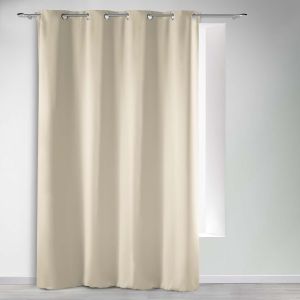 Kalanka-, Rideau &Agrave; Oeillets (135 X 240 Cm) Occult Naturel, Occultant Uni - Neuf