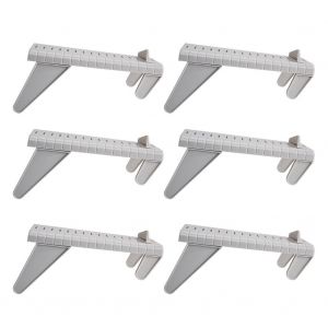 Hjlian Lot De 6 Etageres A Chaussures Reglables, Support De Rangement Pour Chaussures, Gris Clair, 22,5 X 11 Cm - Neuf