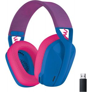 435 Lihtspeed & Bluetooth Sans Fil Casque Amer, Léer Circum-Auriculaire, Micro Intéré, Batterie De 18H, Compatible Avec Dolby Atmos, Pc, Ps4, Ps5, Mobile, Nintendo Switch - Bleu - Neuf