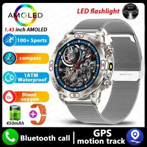 Group Montre Intelligente Amoled Pour Homme, Tracker D'Activité, Ip68, Étanche, Appel Bluetooth, Huawei, Xiaomi, Batterie 2024 Mah, Nouveau, 450.Silver Net. - Neuf