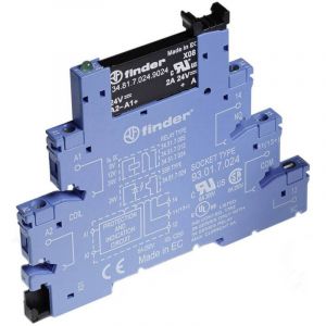 Relais &agrave; Semi-conducteurs 38.81.7.024.8240 2 &agrave; Tension De Contact (max.): 240 V/ac 1 Pc(s) S72584 - Finder - Neuf