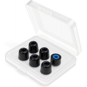 KAL-Coussinets D'Oreille En Mousse À Mémoire De Forme, Coussinets D'Oreille De Rechange En Silicone, Coussinets D'Oreille, Isolation Phonique De Haute Qualité, Pour Casque D'Écoute (3 Paires, S) - Neuf