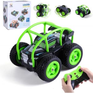 KAL-Voiture Télécommandée, Jouet Pour Garçon De 3 Ans, 2,4 Ghz, À Partir De 3, 4, 5 Ans Et Plus, Flips À 360°, Mini Voiture Rc Stunt Avec Télécommande, Cadeau D'Anniversaire Pour Enfants, Filles - Neuf