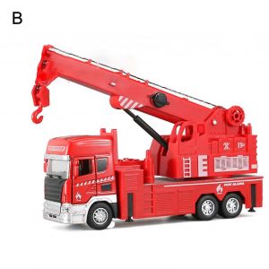 Naievear Auto Toy Polished Smoothly Fun Realistic Rescue Crane Children Car Toy For Boys-B - Neuf