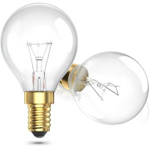 Ampoule Four 300 Degr&eacute; E14, Ampoule Lampe Sel E14 G45 Dimmable Blanc Chaud 2700k 300lm Ampoule E14 42w Pour Four/Micro-Ondes/Lampadaires/Lampes De Table/Veilleuses Ac 220-240v 2pcs - Neuf