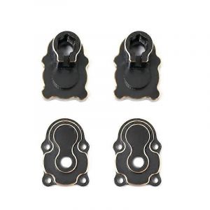 Pour FMS FCX24 Brass Arri&egrave;re Moyeu Porteur Portail Logement Contrepoids 1/24 RC Crawler Car Upgrade Parts - Neuf