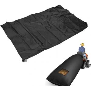 CHECARZHN--NO1-Sac À Feuilles Pour Tracteur De Pelouse, Sac À Feuilles Pour Tondeuse À Gazon En Tissu Oxford, Sac De Ramas D'Herbe De Jardin Avec Cordon De Serrage Et Maille, Collecte - Neuf