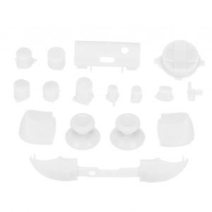 Jeu complet de boutons de manette de rechange poign&eacute;es kits d'accessoires pour Xbox Series XWhite - Neuf