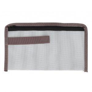 Sac de plage en maille, grande capacité, fermeture à glissière, tissu Oxford, sac de rangement de collecte de coquillages de sable de bord de mer S (30x1 7cm/11.8x6.7in) - Neuf