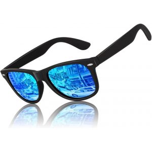 Lunettes De Soleil Polarisées Pour Homme Femme Classique Lunettes De Conduite Anti-Uv Lunettes De Soleil Design Rétro Des Années 80 - Neuf