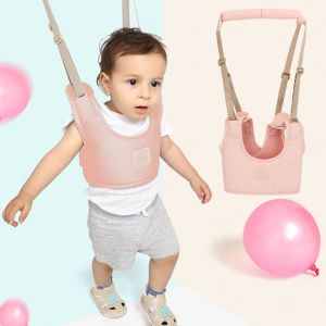 Harnais De Marche Pour Bebe, Ceinture De Securite Reglable Pour L'apprentissage De La Marche (Rose) - Neuf