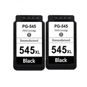 (2 Black) Cartouche d'encre Compatible PG545 CL546 545XL 546XL 545 XL 546 XL pour imprimante PG545 CL546 Pixma IP2800 MG2550 MG3050 MX495 - Neuf