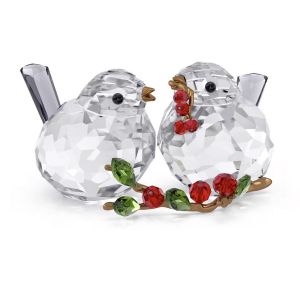 Décoration Swarovski Idyllia Couple D&#8217;Oiseaux/ Baies - Neuf