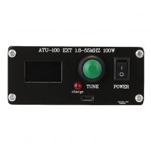 Tuner d'antenne ATU-100 1.8-50MHz Tuner d'antenne automatique 3.2 Firmware programmé avec boîtier en métal atu100 - Black-B5649 - Neuf