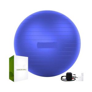 Ballon D'exercice Violet Durable De 65 Cm - Ballon De Yoga Extra Épais Et Anti-Éclatement Pour Le Fitness Et Une Utilisation Ergonomique Au Bureau - Neuf